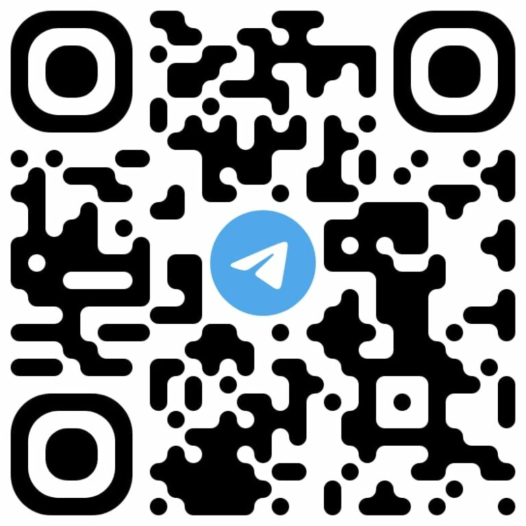 Codice QR per iscriversi su Telegram